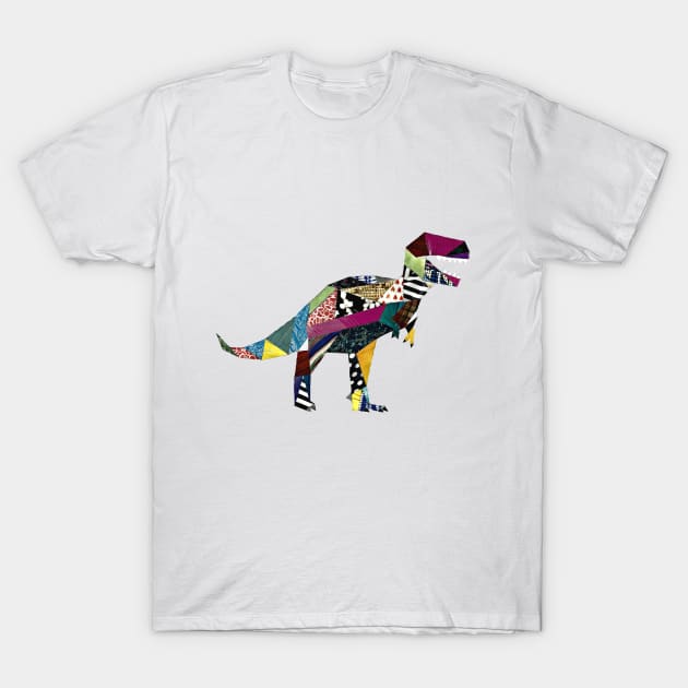 Patchwork Dinosaur T-Shirt by Kyko619